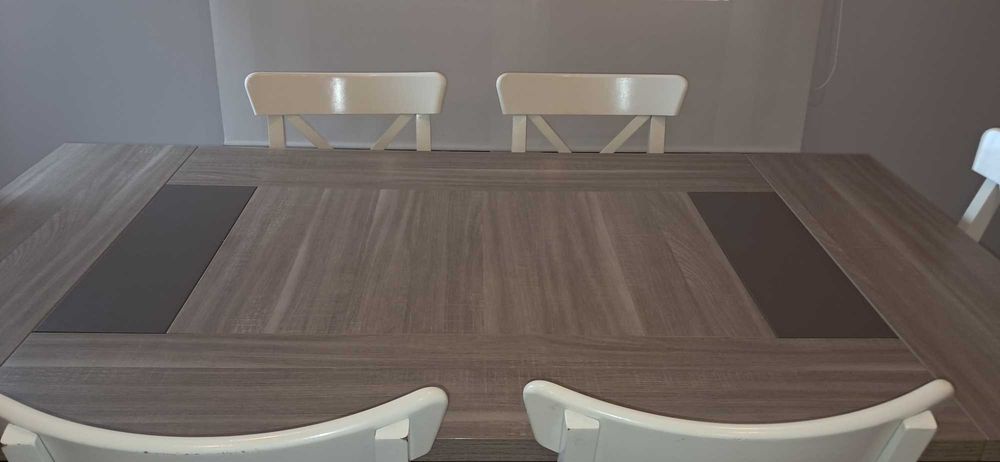 Conjunto Mesa Jantar + 6 Cadeiras