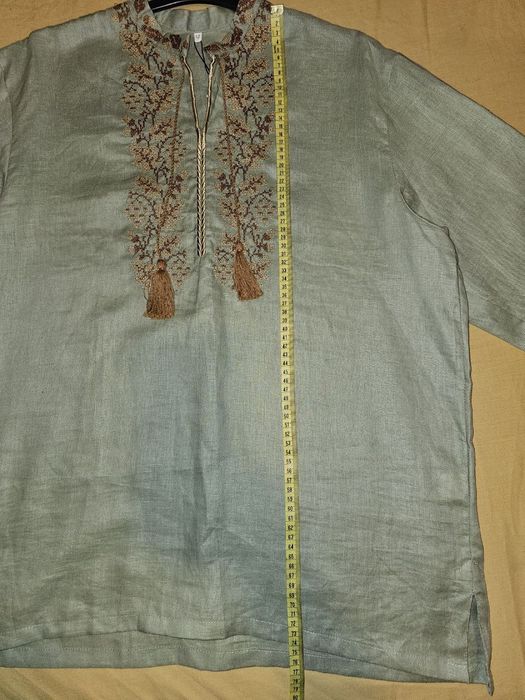 Camisa Bordada  Ucraniana de Linho