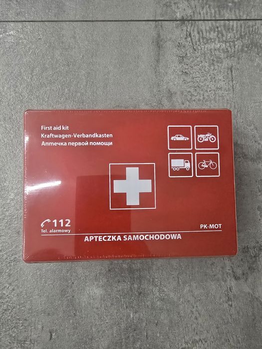 Apteczka samochodowa pierwszej pomocy