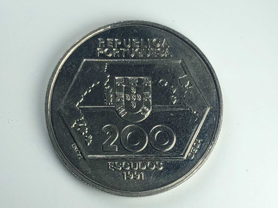 200 Escudos 1991 3ª Série Navegação para Ocidente