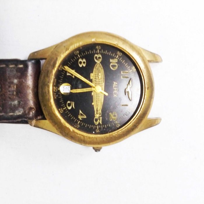 *RARO* Relógio ALFEX US NAVY CVWE NIMITZ, R34 - para peças ou restauro