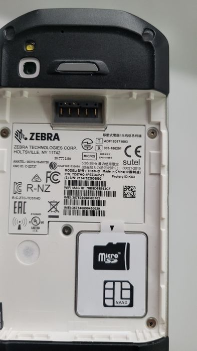 Skaner czytnik Zebra TC57