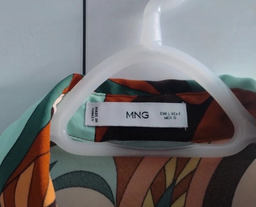 Koszula kolorowa Mango L nowa bez metki