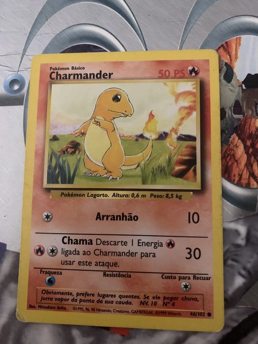 (4) cartas Pokemon originais