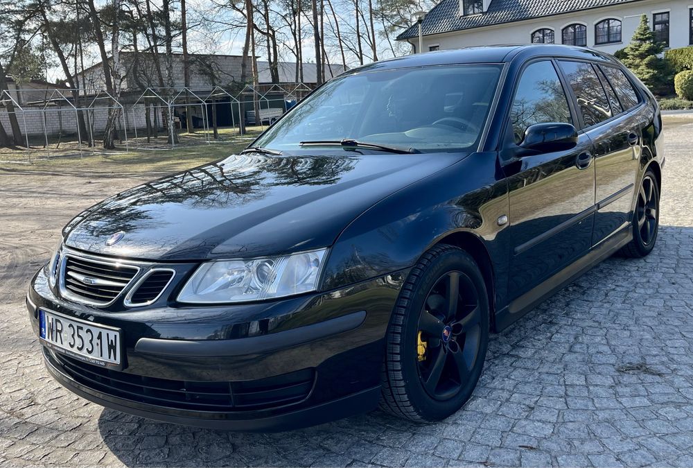 Saab 9-3 1.9 TiDS 120 KM 2008 rok Klima Navi TV