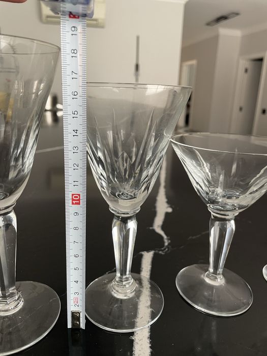 Copos de cristal Vintage