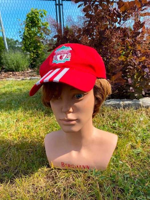 Czapka z daszkiem Adidas Liverpool football cap premier league Red