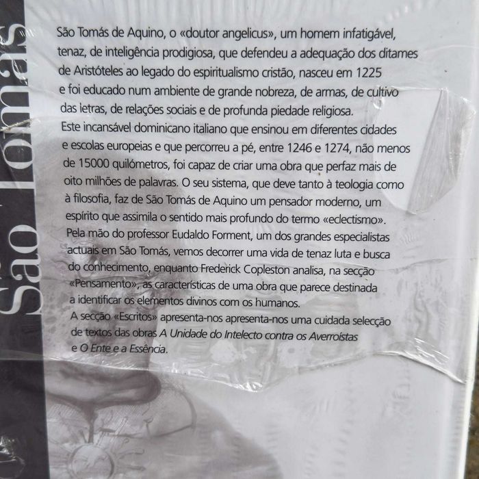 Livro “São Tomás – Vida, Pensamento e Obra” | Coleção Grandes Pensadores | Lacrado