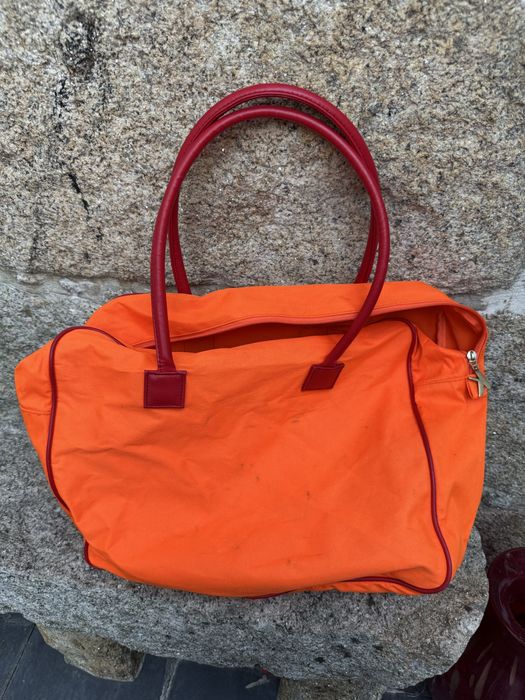 Saco a tiracolo cor de laranja