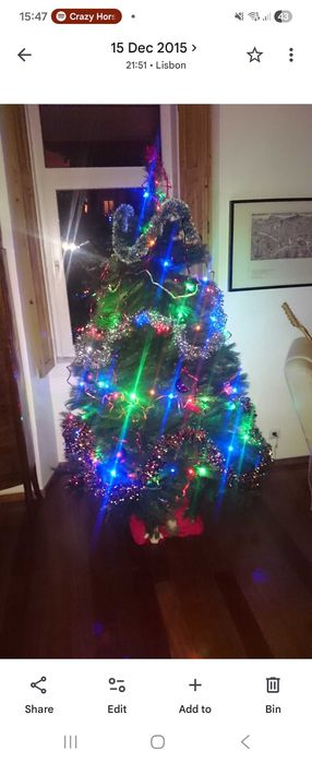 Arvore de natal / Christmas tree 180 cm with decorations