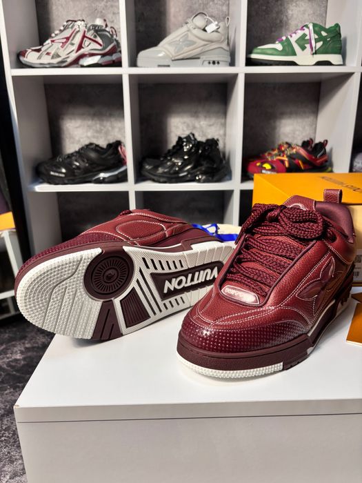 Кроссовки Louis Vuitton Skate Dark Red