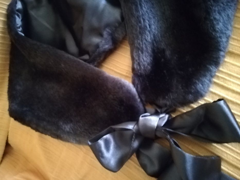 Golas em pelo com fita de cetim