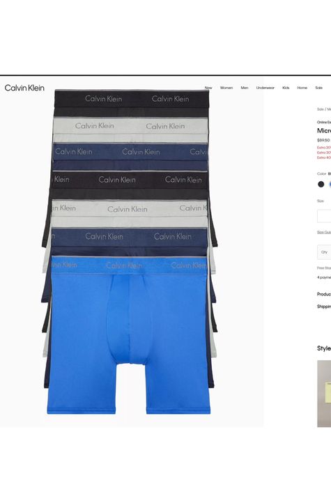 Чоловічі труси боксери calvin klein оригінал с м s m поштучно