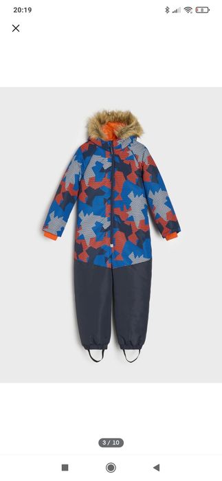 Nowy zimowy kombinezon dla chłopca 122/128