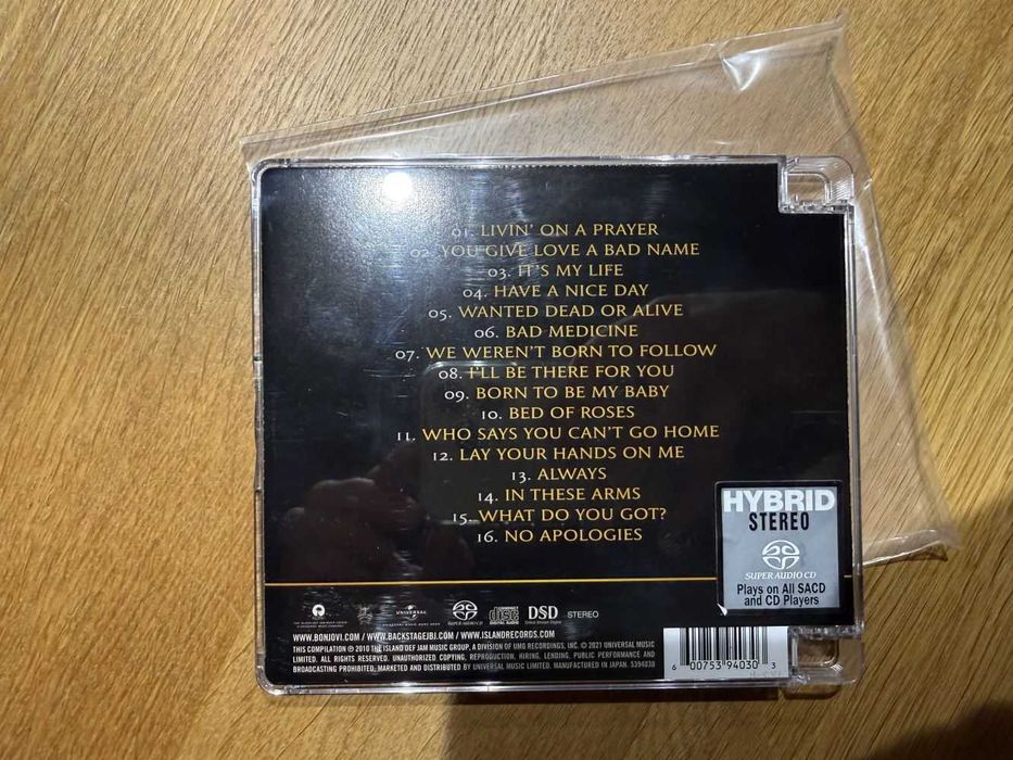 Bon Jovi Greatest Hits - The Ultimate Collection Numbered Hybrid SACD Wrocław