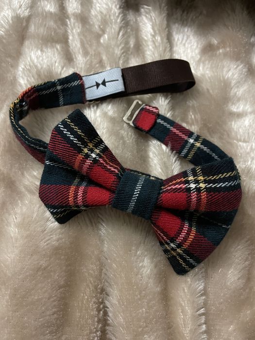 Метелик червоий новорічний в клітинку