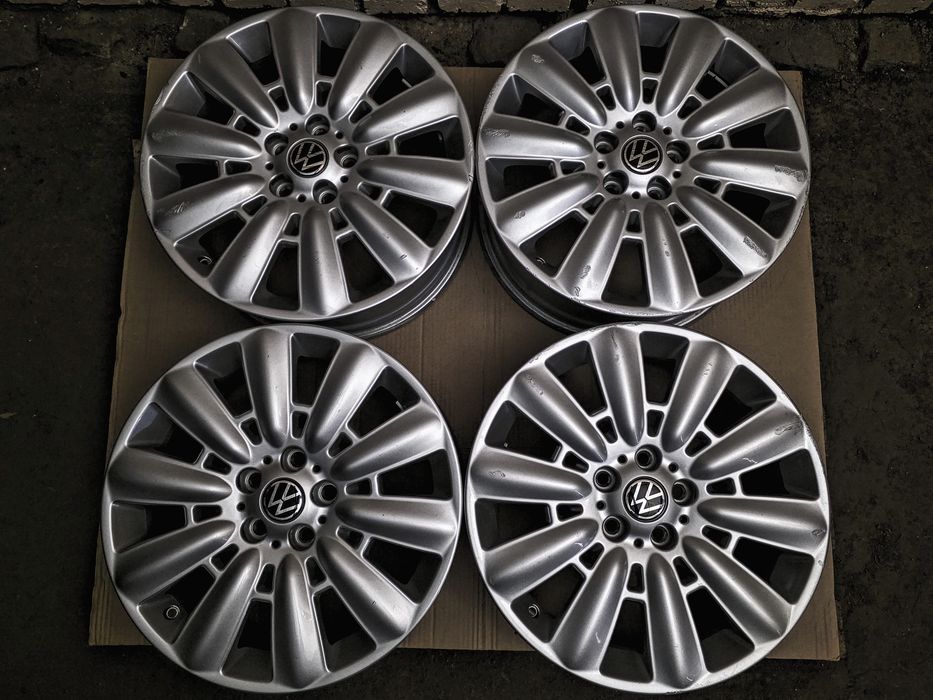 R18 5x112 Volkswagen | Original | Рідна фарба, ідеальний стан, без пошкоджень, без ремонтів | Комплект / 4шт | Преміум диски | Audi/Skoda/Seat/Cupra..
