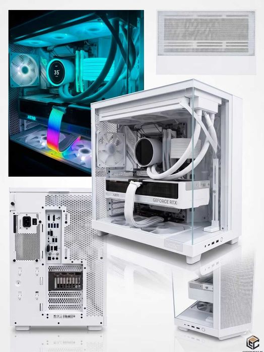 ASUS Komputer gamingowy High-End AMD Ryzen 7 9800X3D 3TB RTX 5070 Ti DDR5 64GB GiGABYTE NZXT