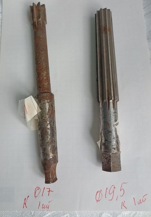 Развертки, райберы цилиндрические, конические, зенкер