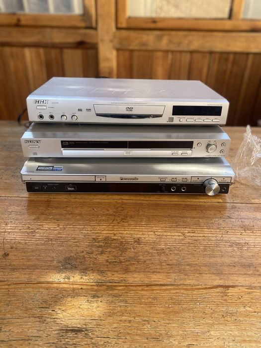 3 DVD, panasonick, sony, bbk