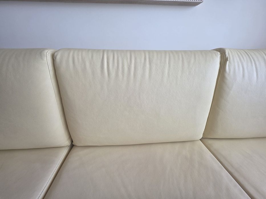 Sofá em couro em bom estado