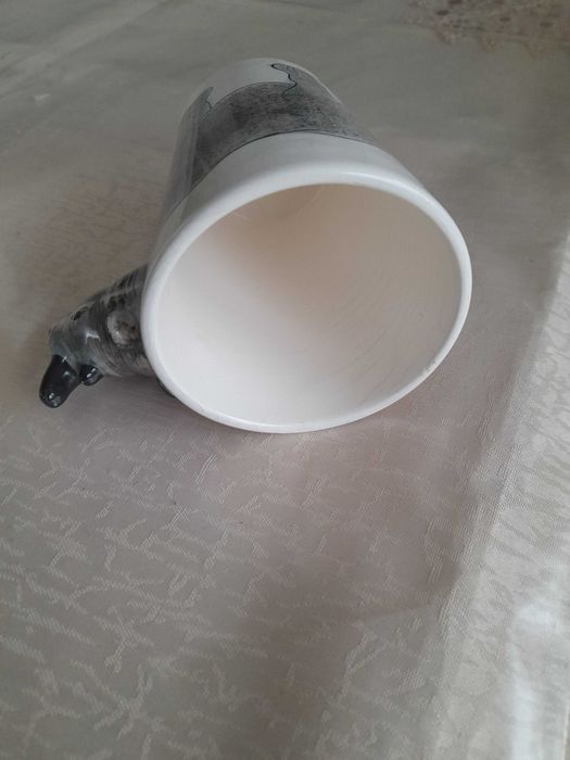 Porcelanowe kubki z wielbłądem i hipcio