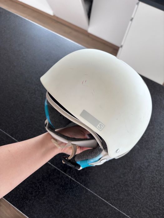Kask narciarski snowboardowy M(56-59) Salomon Venom błękitny