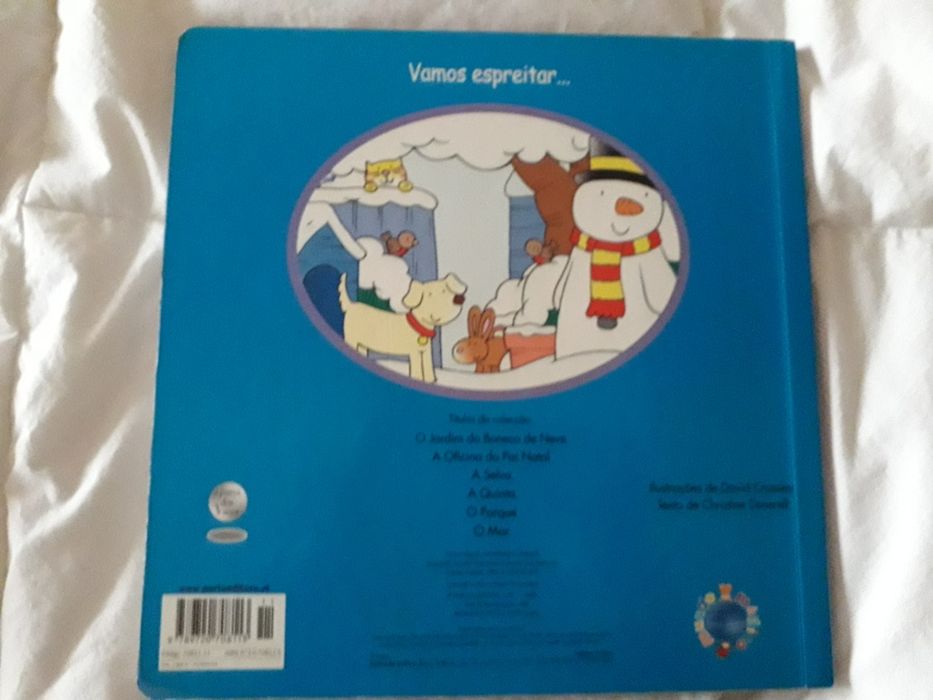 Livro O jardim do boneco de neve novo