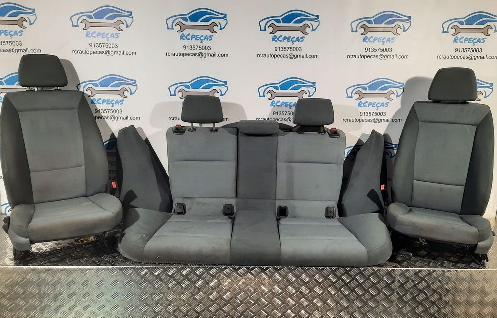 BANCOS BMW SERIE 1 E87 TECIDO AIRBAG FRENTE FRONTAL TRASEIRO TRÁS