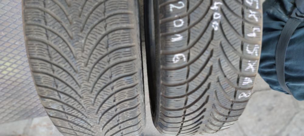 opony zimowe 225x45x18 BFGOODRICH 2szt 400zł 2016