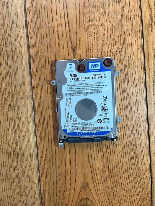 Dysk WD Blue 500GB 2.5” SATA HDD – WD5000LPCX – sprawny