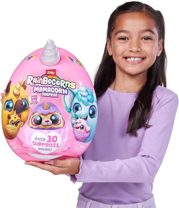 Великий Рейнбокорн Мамакорн Rainbocorns Mamacorn Surprise Skippoo Яйце