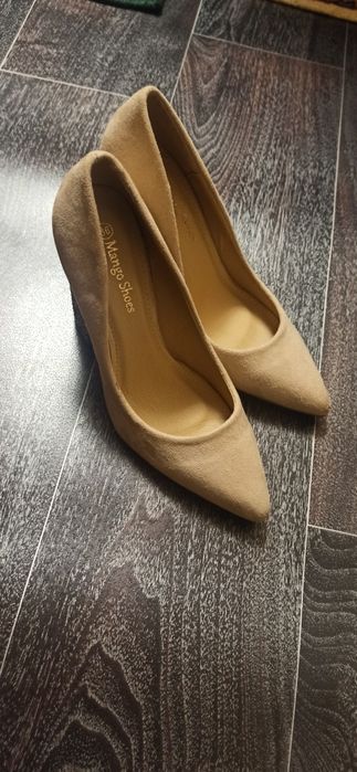 Туфельки замшеві