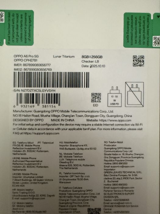 OPPO A6 Pro 5g - NoWy z paragonem