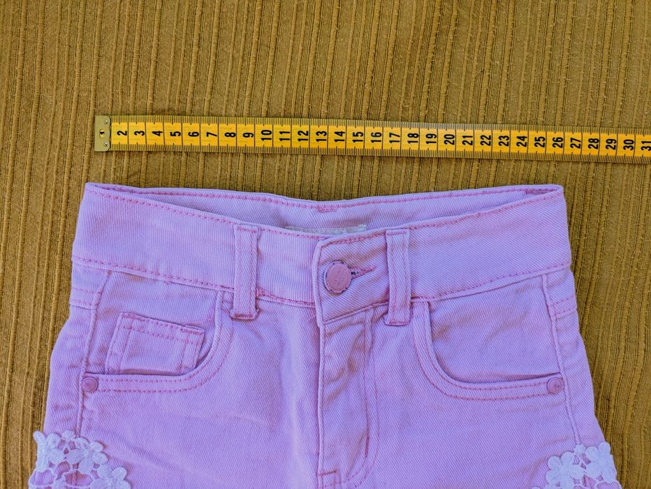 Calções Cor-de-rosa com renda, Algodão, 8 Anos
8 Anos