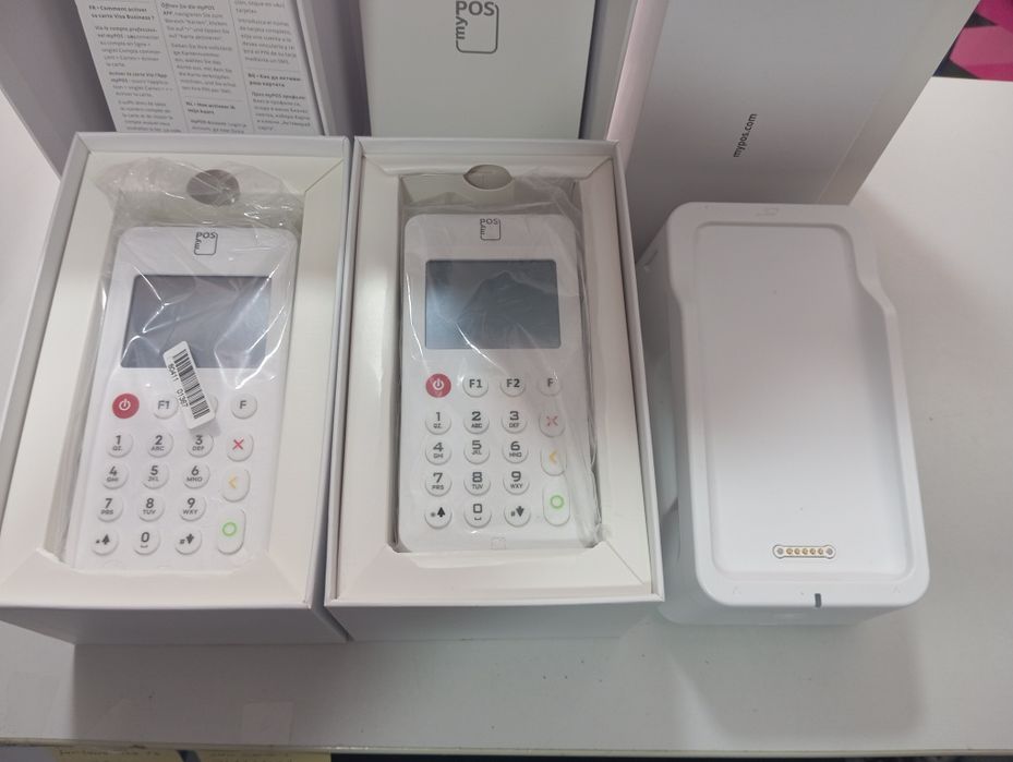 2 terminais multibanco mypos + 1 impressora