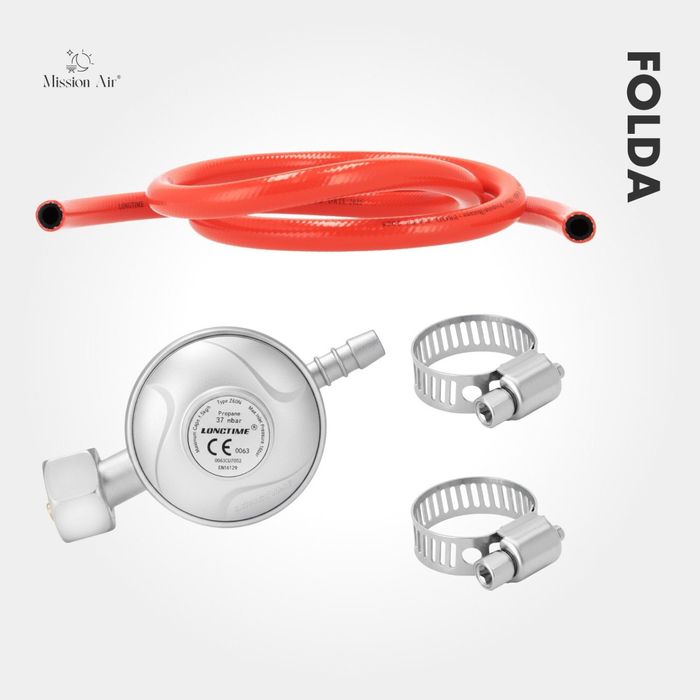 Портативний Газовий Обігрівач FOLDA 4200 Вт + Редуктор + Шланг!