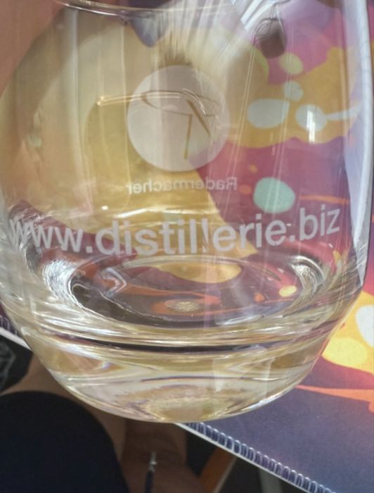 2 x copos de whisky Radermacher giratórios com logótipo