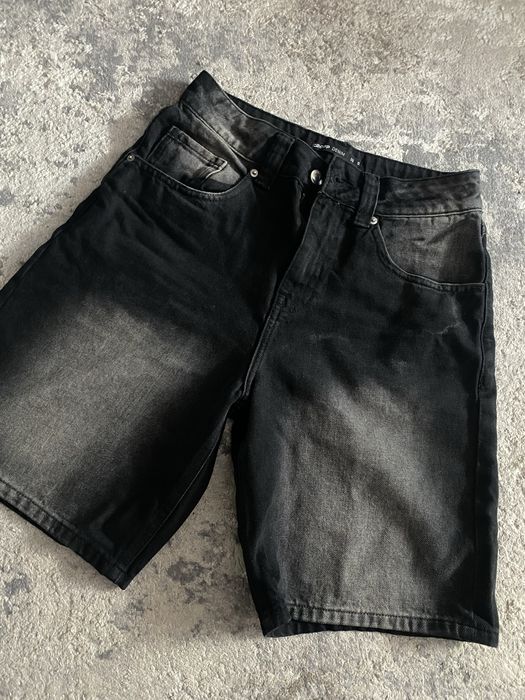 Шорти джинсові baggy S чорні
