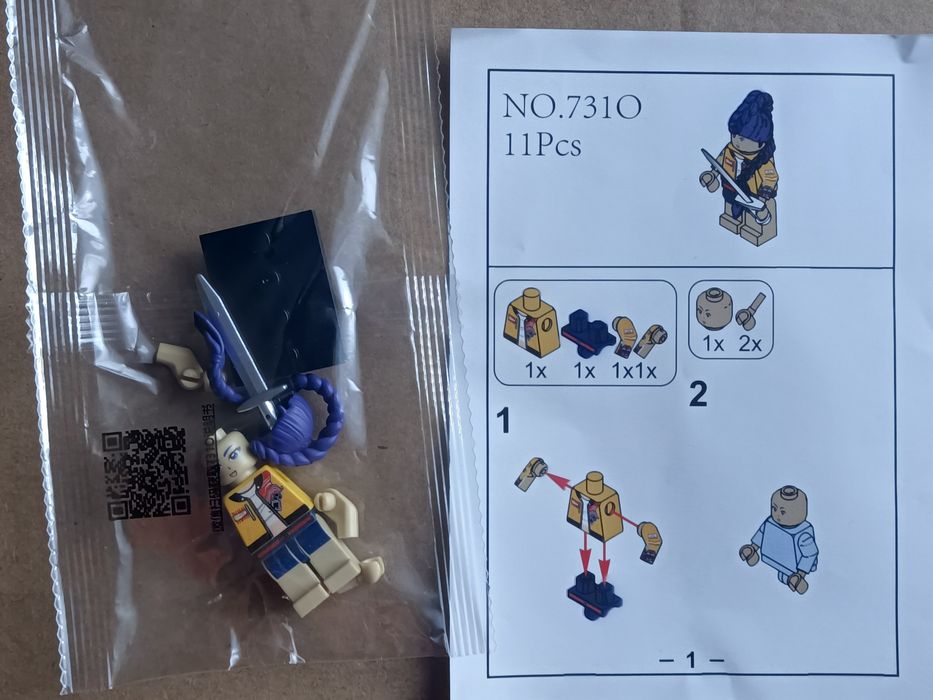 Figurki z klocków Huntrix