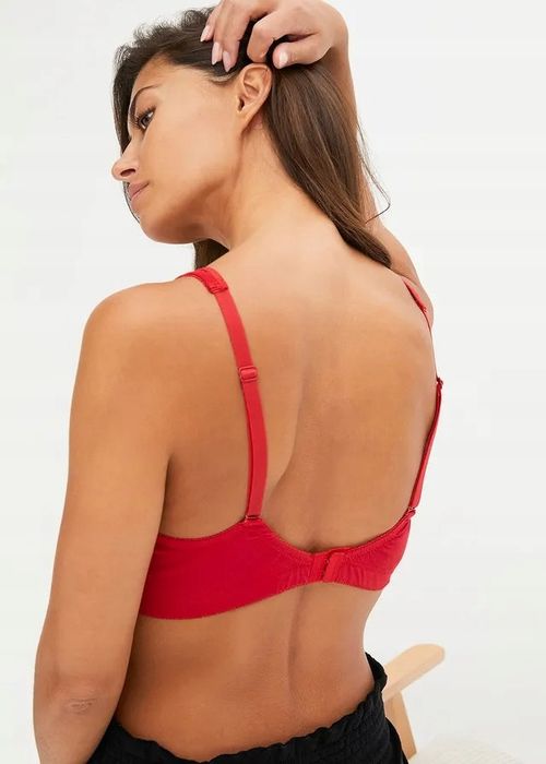 B.P.C 2-pak biustonoszy miękkich bez fiszbin z koronką ^80D