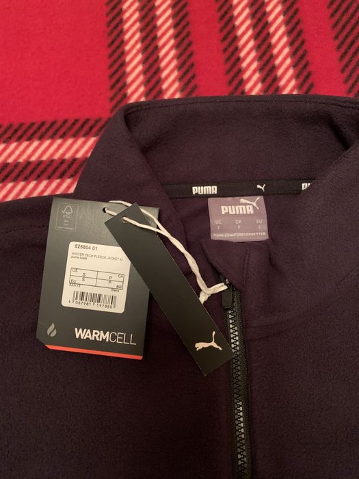 Puma Jacket Warmcell кофта фліс зима чоловіча розмір S-M