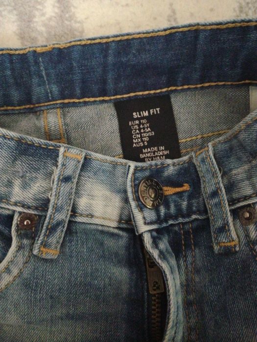 Spodnie H&M jeansy dżinsy roz.110