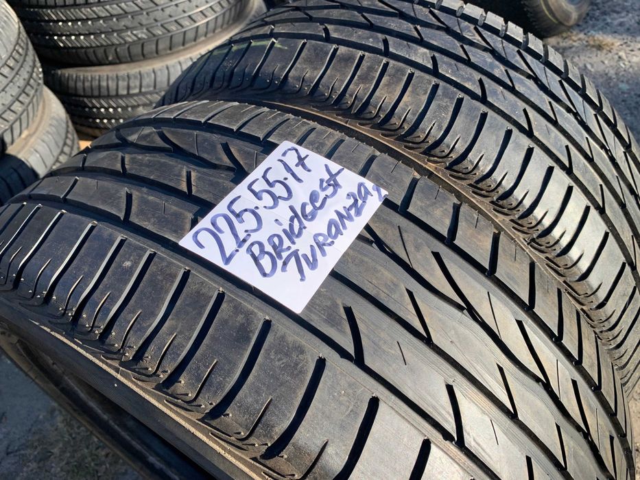 225-55-R17 BRIDGESTONE TURANZA = 2 штуки пара резины GERMANY 2024