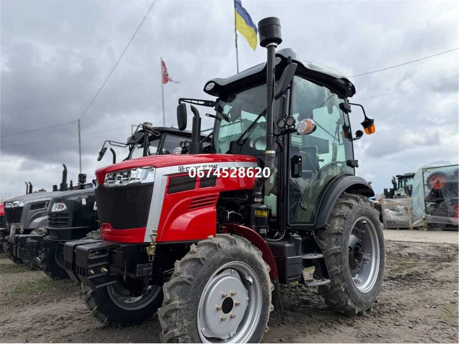 Мінітрактор Скаут TE-504C A/C (з кондиціонером)(оновлений)(червоний)