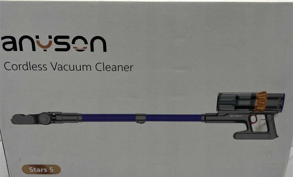 Mocny bezprzewodowy odkurzacz ANYSON Stars 5 45 Kpa/ 550W / 65 min