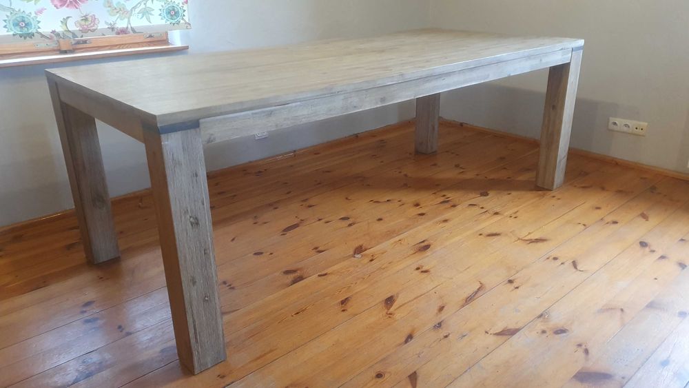 Stół akacja 220x100 cm loft rustykalny kolonialny drewniany