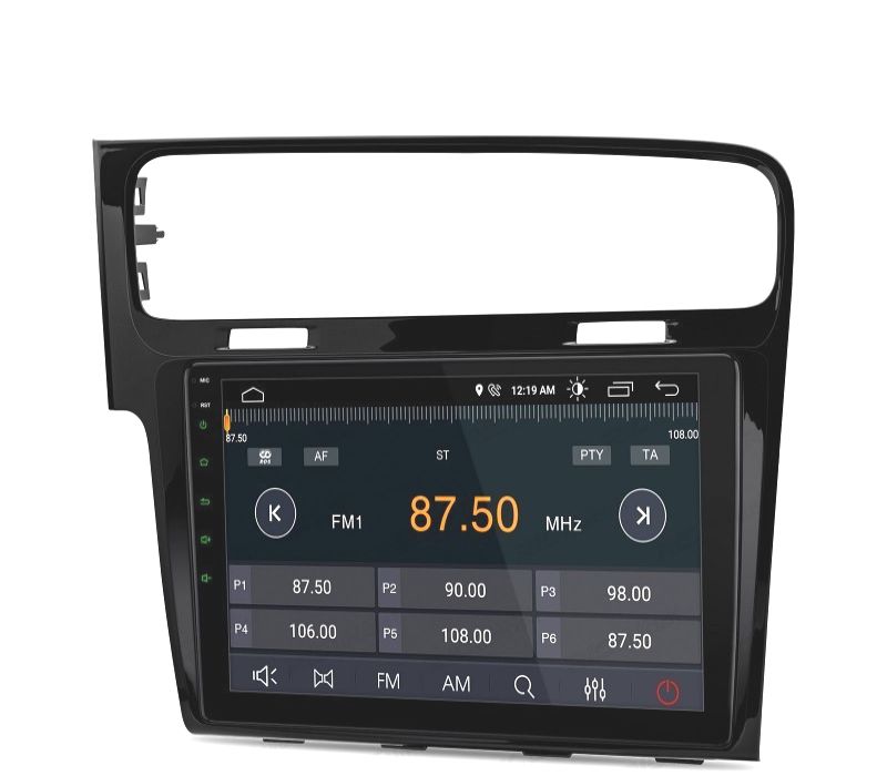 AUTO RADIO GPS 10" TÁCTIL PARA VOLKSWAGEN VW GOLF VII ANDROID 12 HDMI CANBUS BLUETOOTH FULL RCA