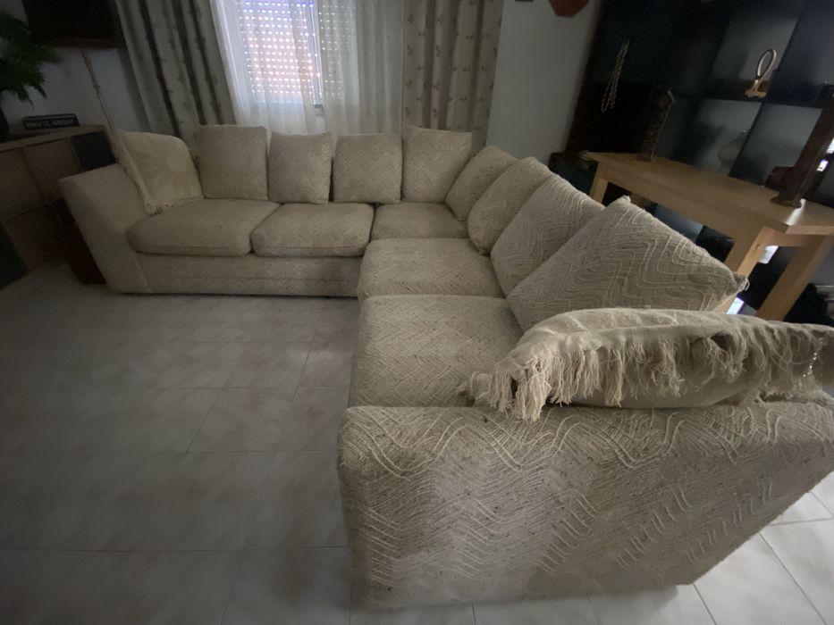 Sofá tecido  bom estado