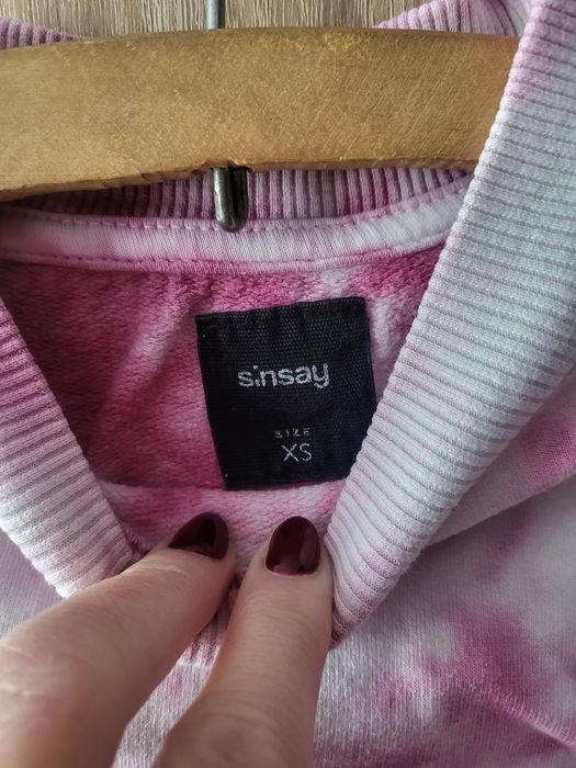 Bluza top crop oversize Sinsay rozm.S